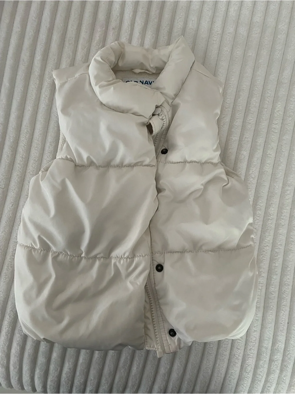Old Navy Cream Kids Puffer Vest
